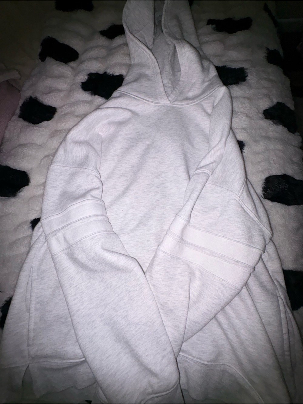 Danskin Light Gray Pullover Hoodie Sweater